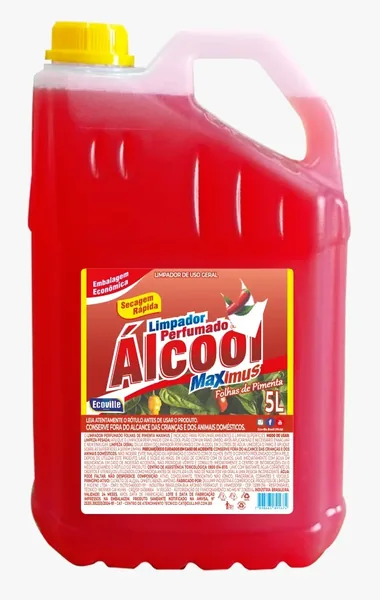 Álcool Maximus Folhas de Pimenta 5L