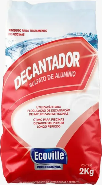 Decantador Sulfato de Alumínio 2Kg