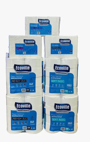 Linha Papéis Ecoville Professional Kit